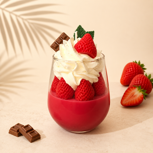 Fruchtige Dessertkerze 🍓